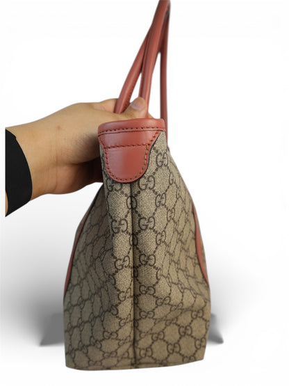 Gucci Joy Tote GG Coated Canvas Pink