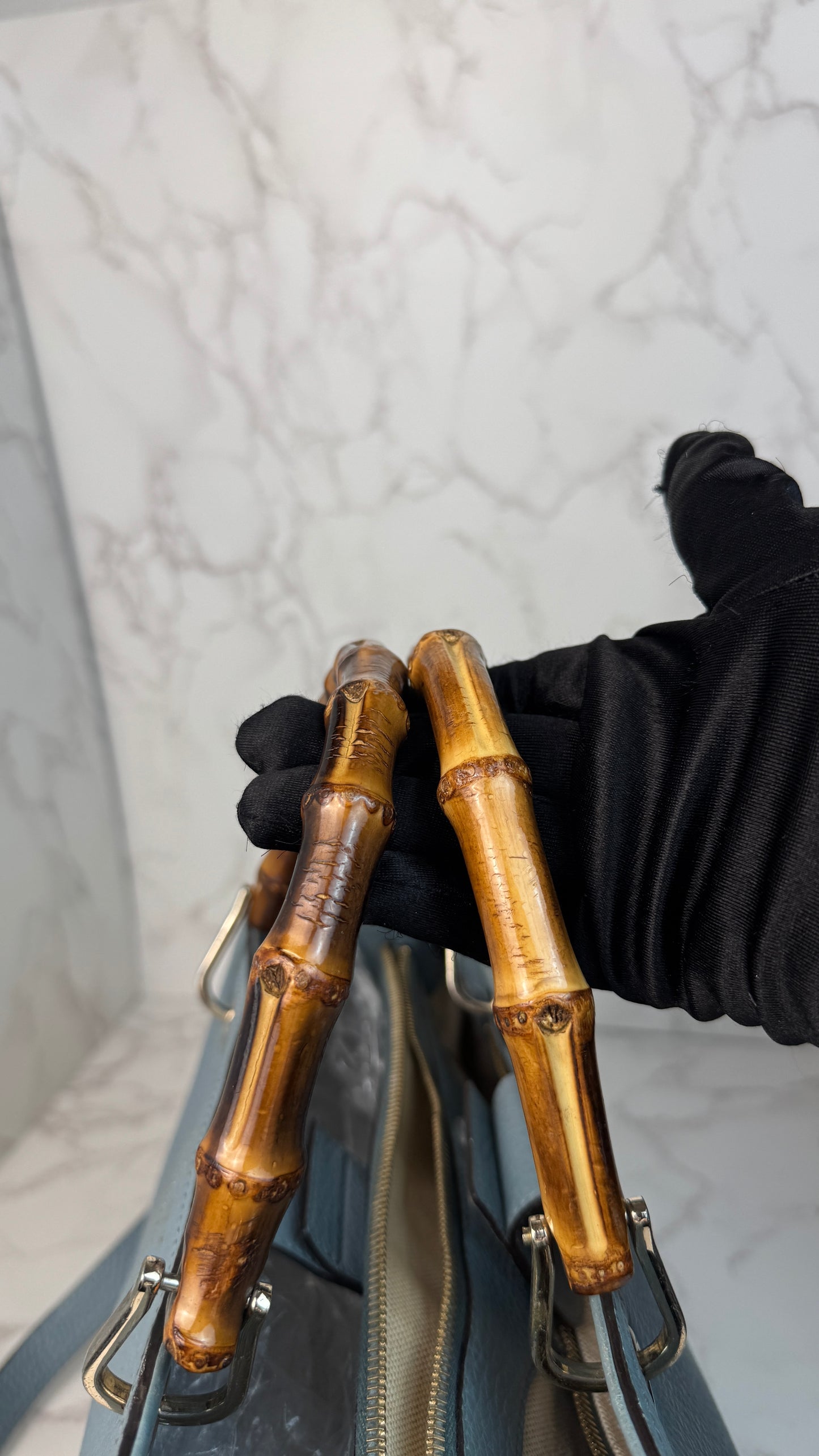 Gucci Bamboo Leather Tote