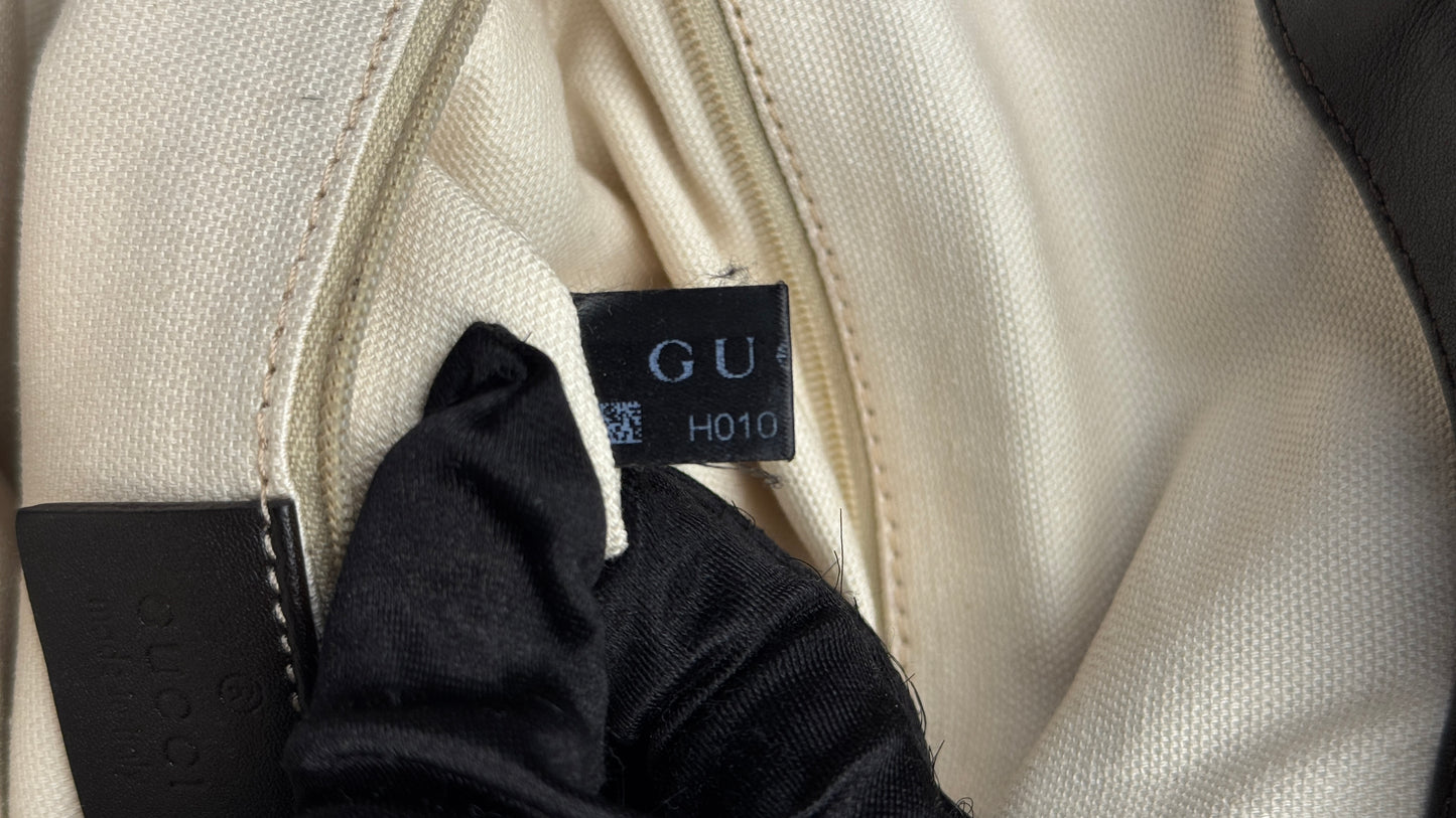 Gucci Sukey Boston With Strap GG Canvas Brown