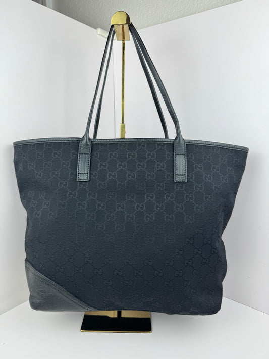 Gucci New Britt Tote Black Medium Monogram