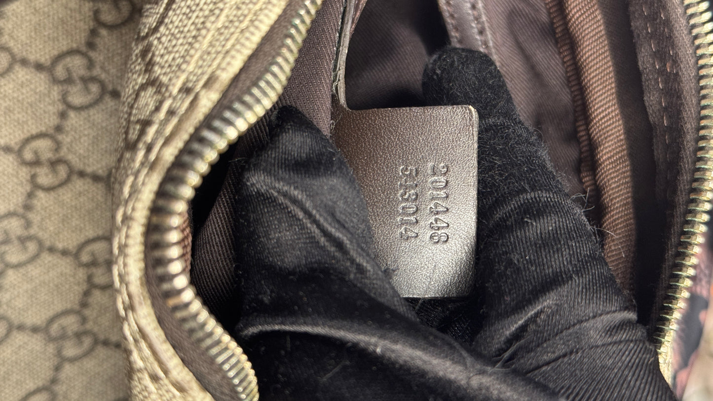 Gucci GG Supreme Canvas Crossbody Brown