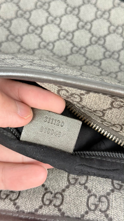 GUCCI Shopping Tote large GG Supreme Coated canvas