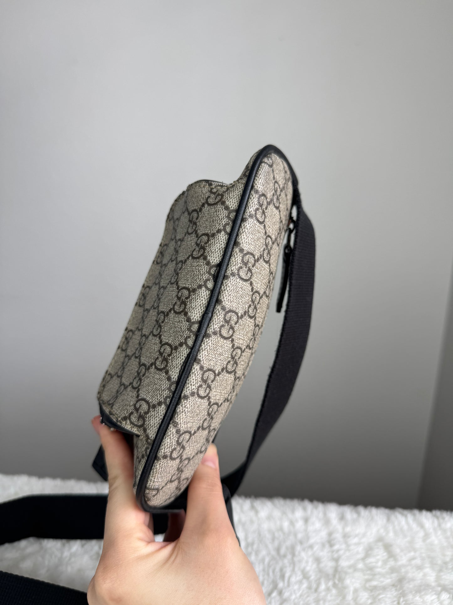 GUCCI Eden Waist Bag GG Coated Canvas Medium