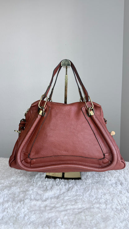 CHLOÉ Paraty Top handle leather bag