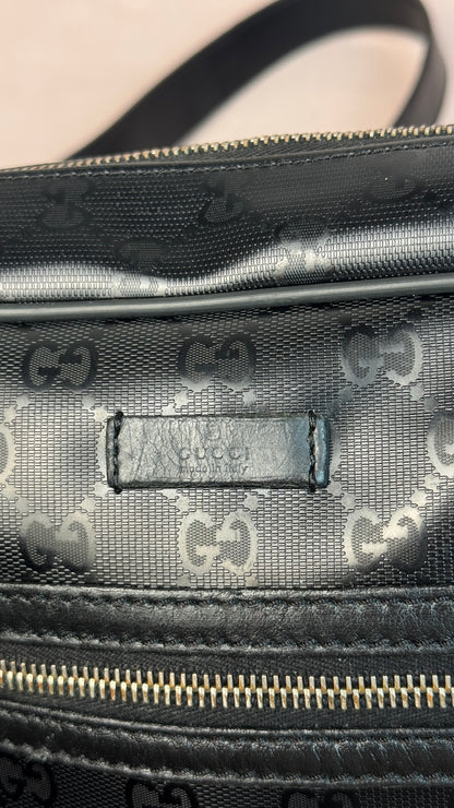 Gucci Front Zip GG Monogram  Messenger (Vintage)