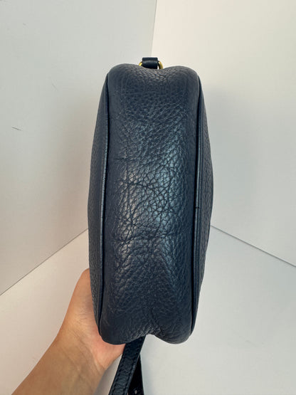 Gucci Soho Disco Camera bag in Navy leather Crossbody