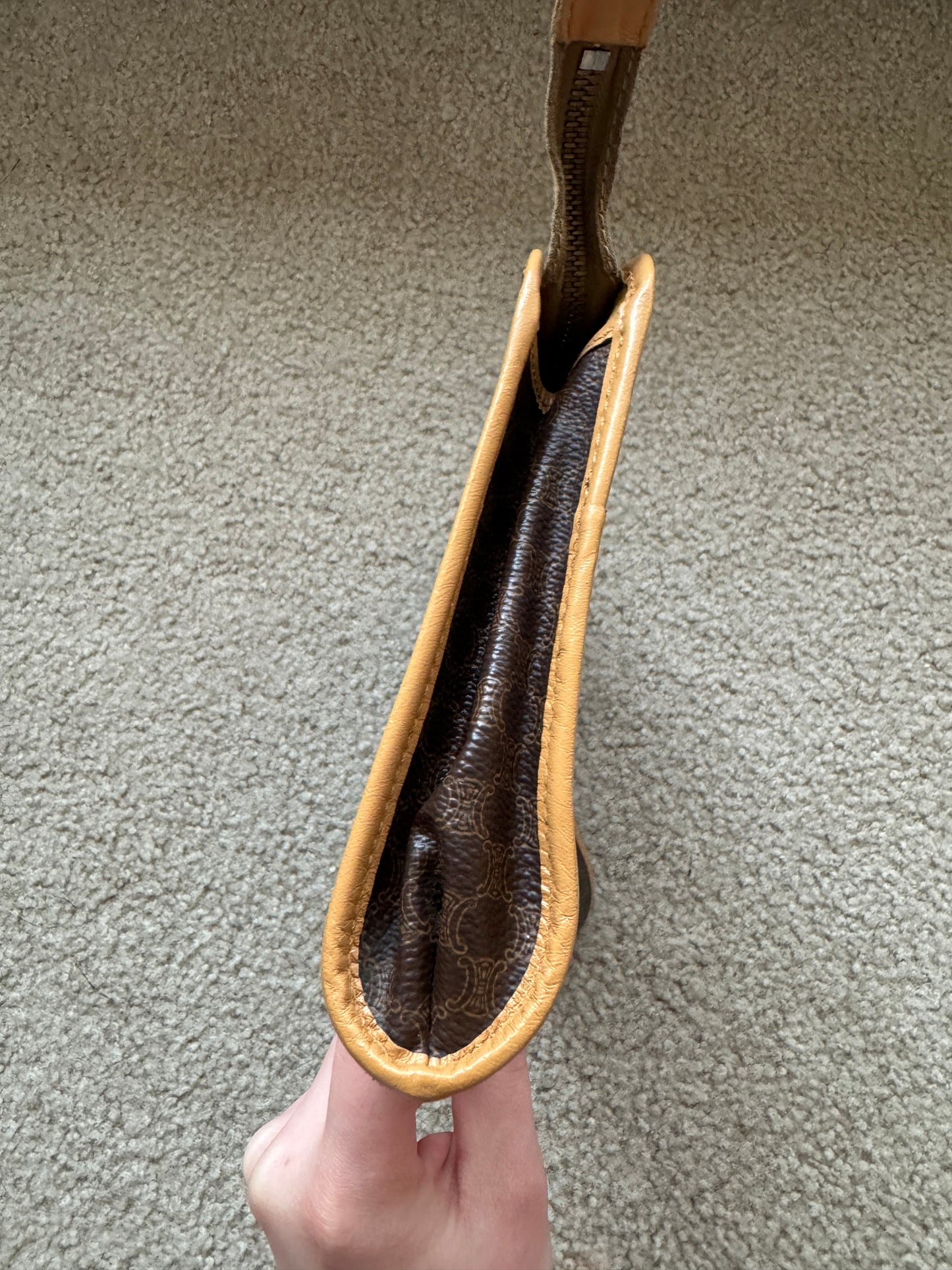 Celine macadam clutch momogram