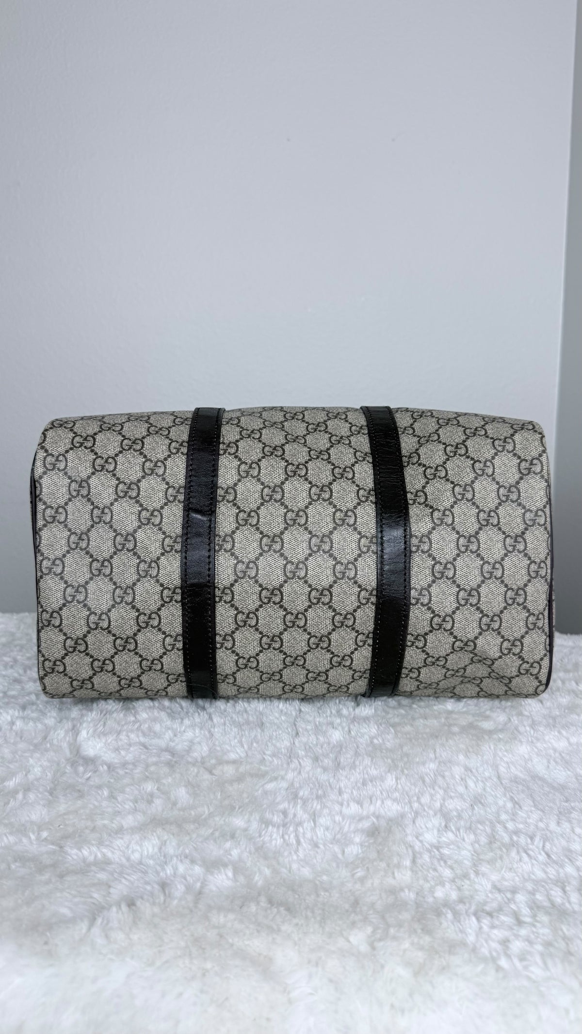 GUCCI Joy Boston GG Supreme Coated canvas Brown