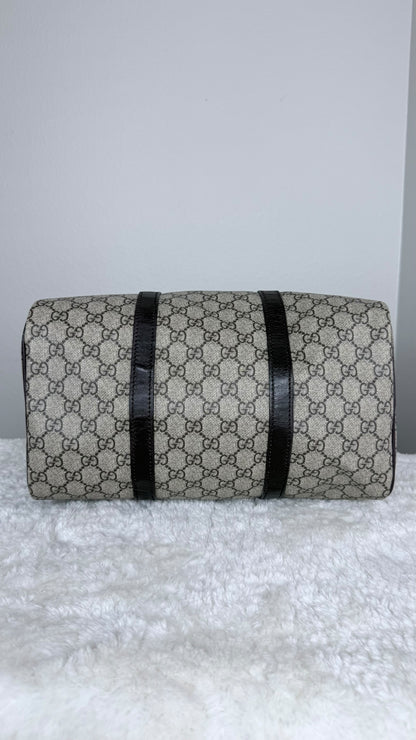GUCCI Joy Boston GG Supreme Coated canvas Brown