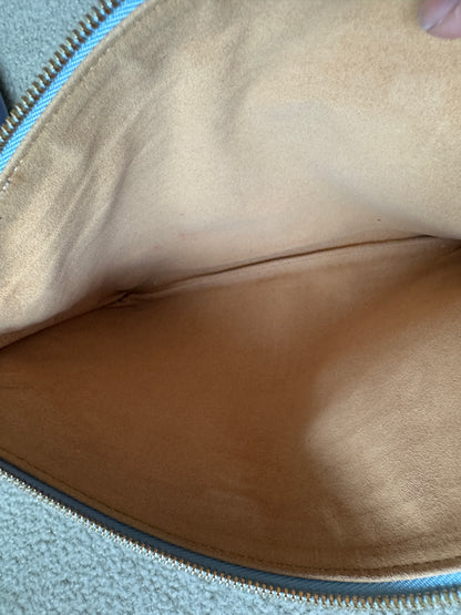 Mcm clutch leather Blue