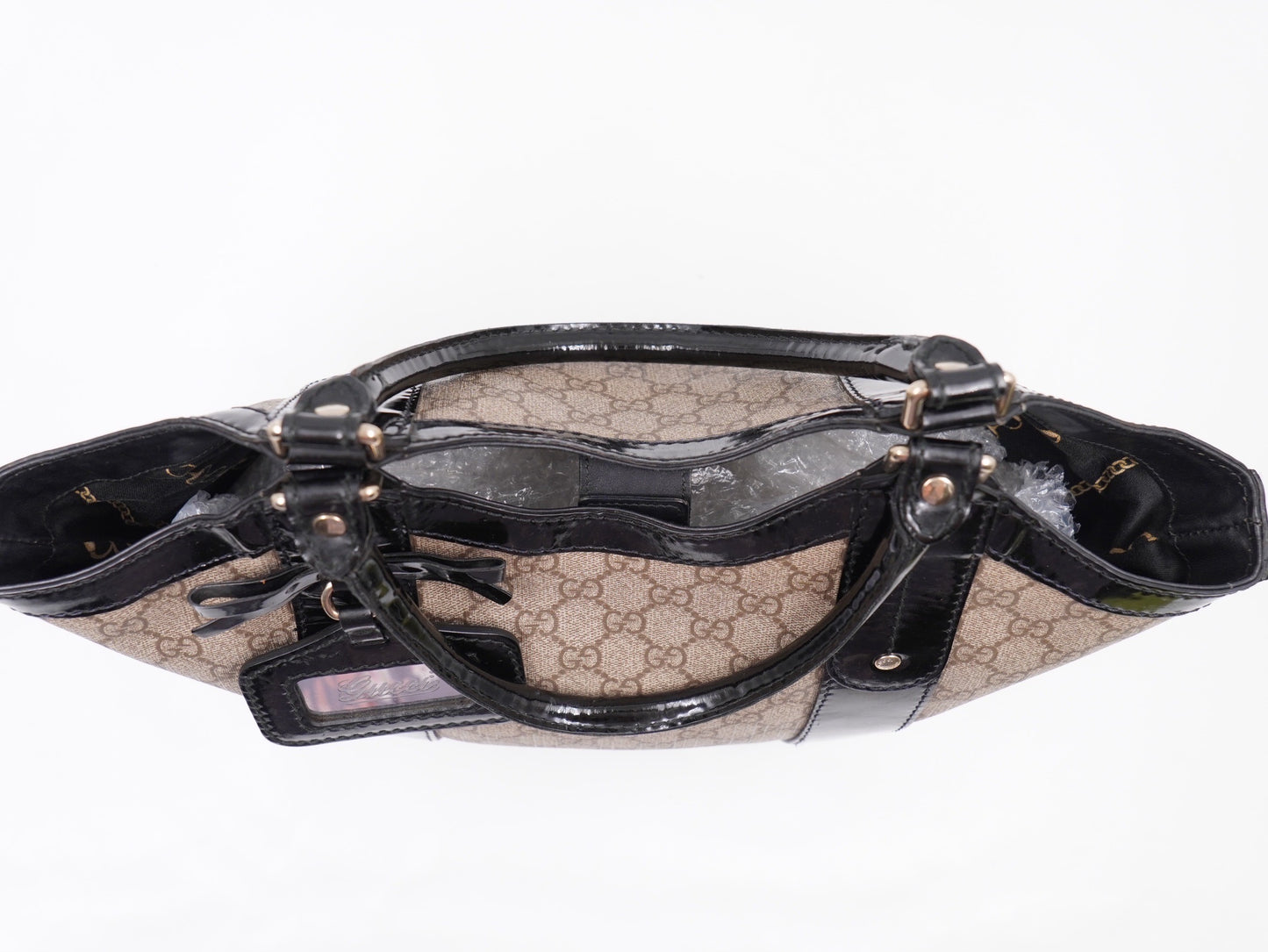 Gucci tote vanity Patent