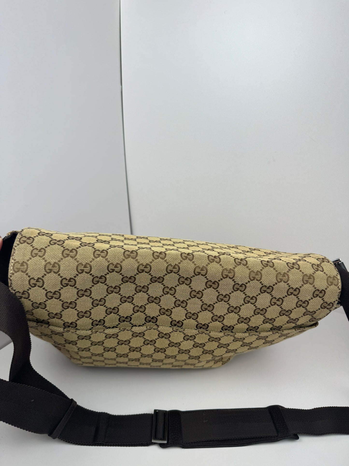 Gucci Flap Messenger GG Canvas Brown