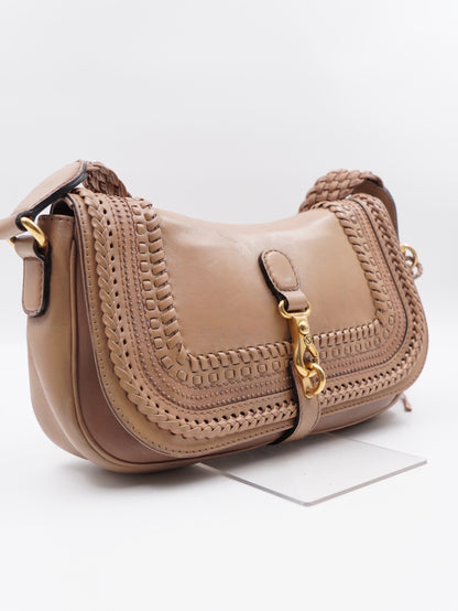 Gucci handmade leather shoulder bag