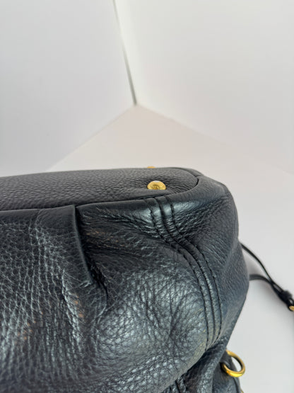 Prada Vitello Daino Zip Tote Nero Black