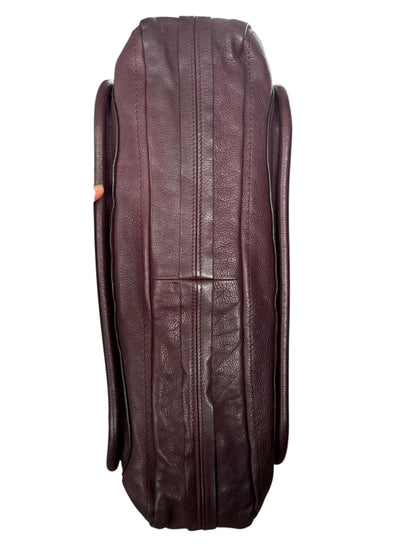 Chloe Paraty Top Handle bag Leather Medium Dark Burgundy