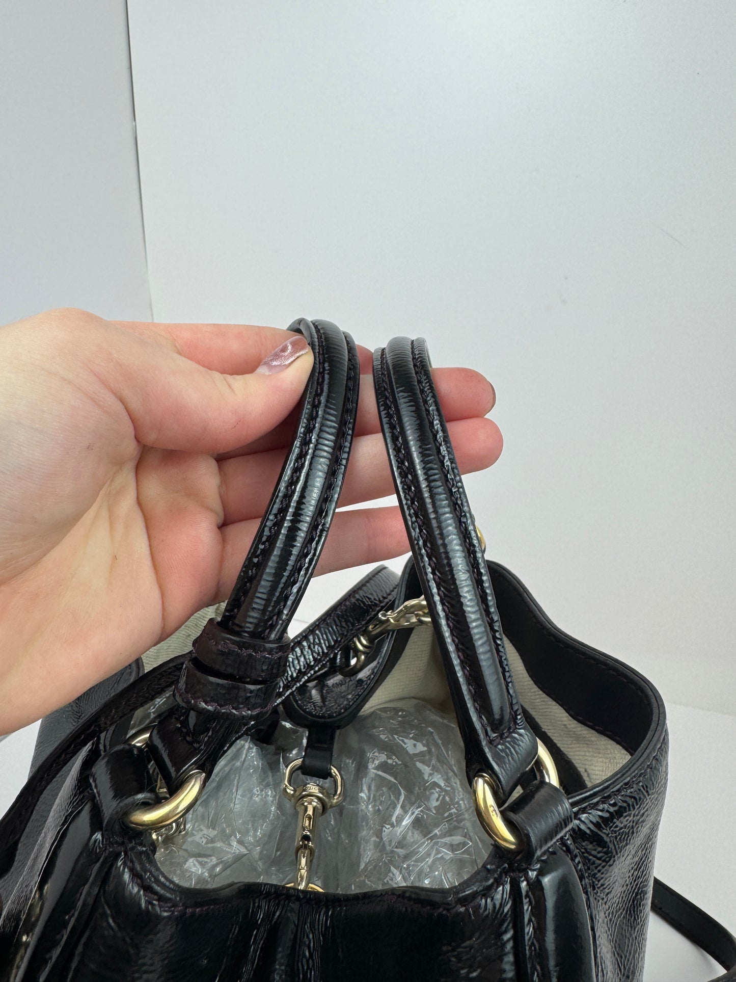 Gucci Interlocking G Soho Crossbody Black