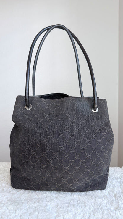 ັGUCCI Gifford Tote Danim Canvas