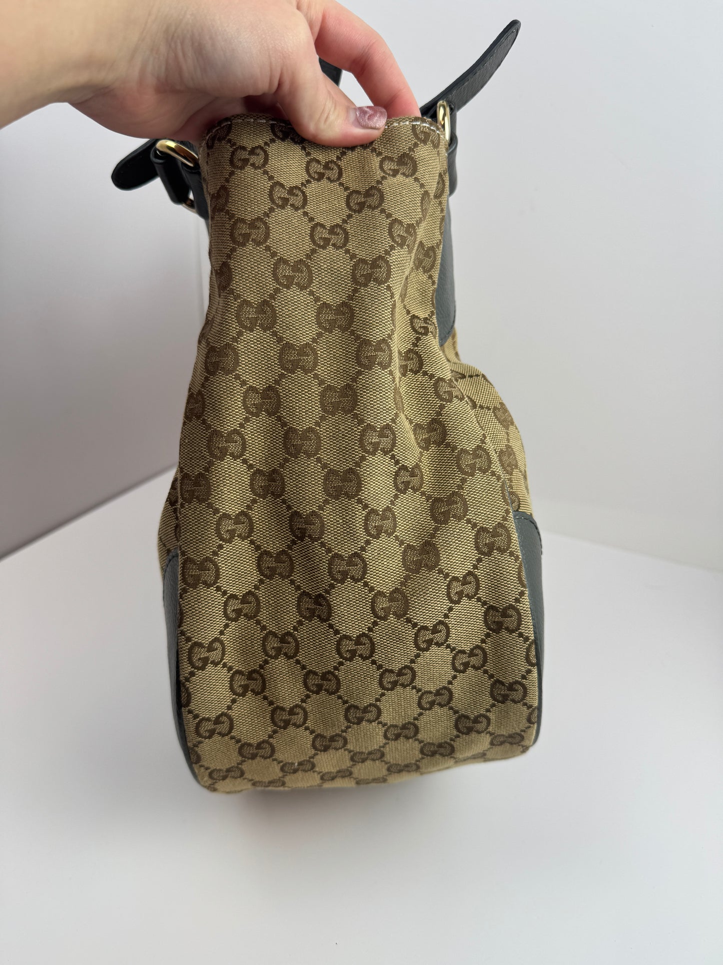 Gucci Charlotte Logo GG Limited Canvas Grey