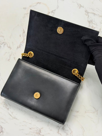 Saint Laurent Kate Small Tassel Leather Black