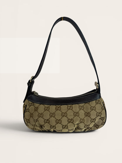 GU14👜 Gucci Mini Heart love Pochette GG Canvas (COA included)