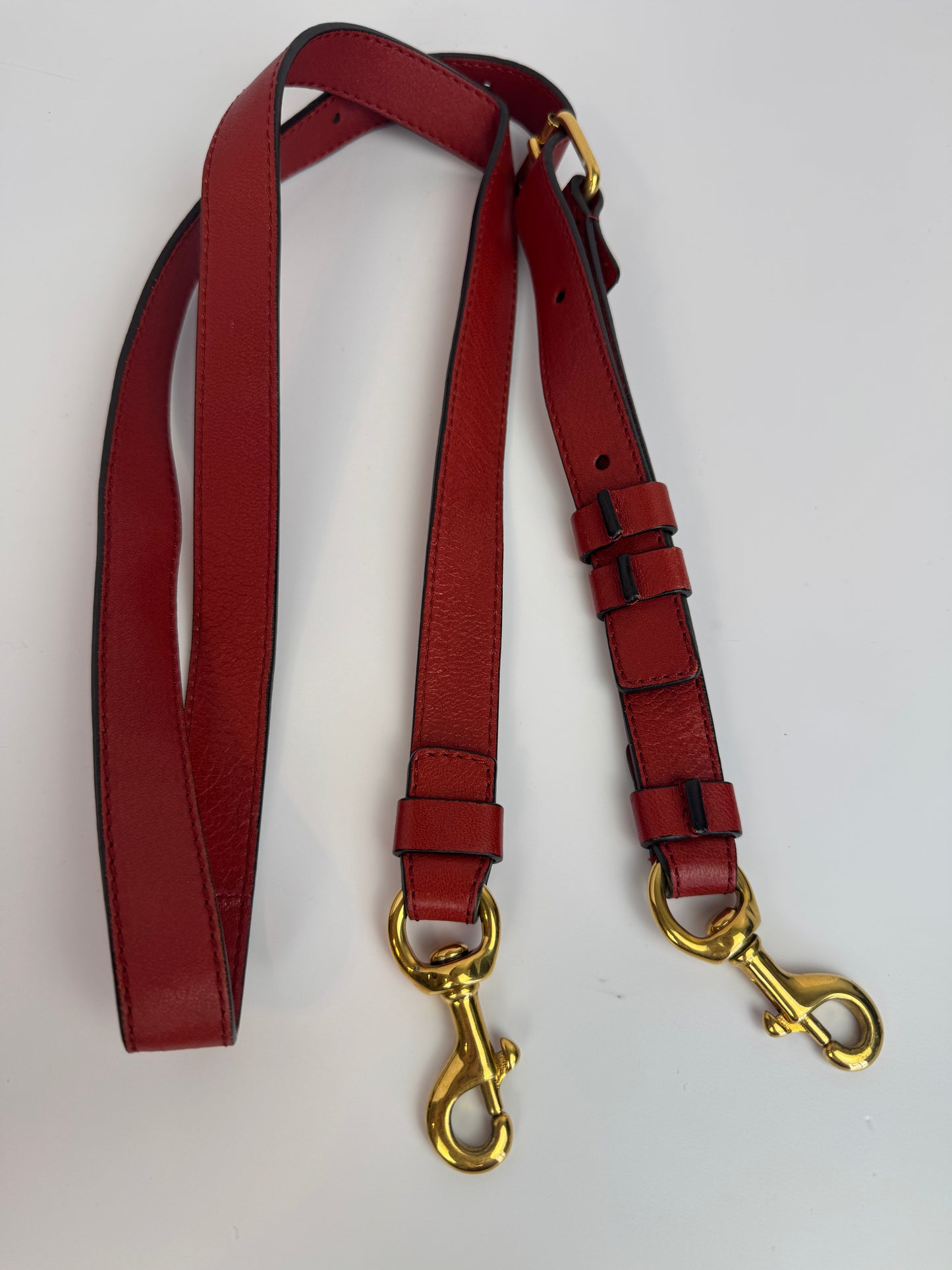 Chloé Margaret Leather handbag with strap Red
