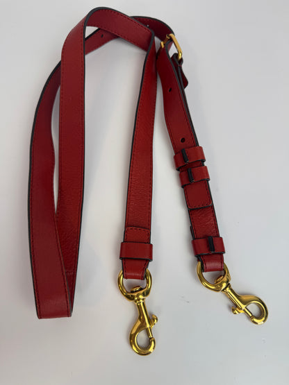 Chloé Margaret Leather handbag with strap Red