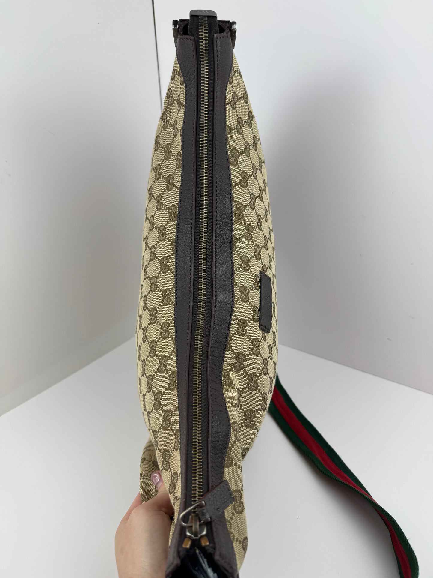 Gucci Half Moon Large Crossbody or Hobo Sherry line Strap