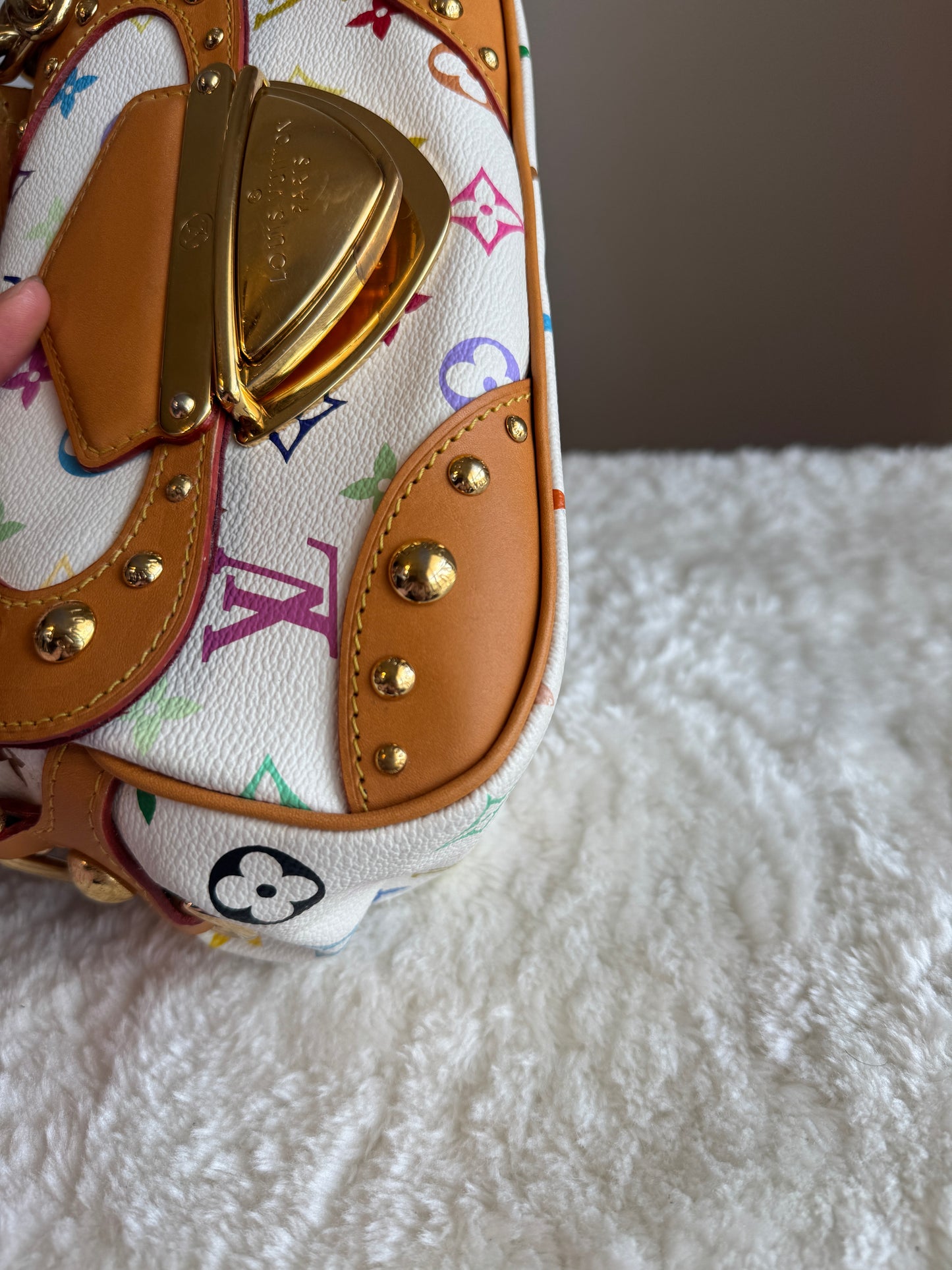 LOUIS VUITTON Monogram Multicolor Marilyn White