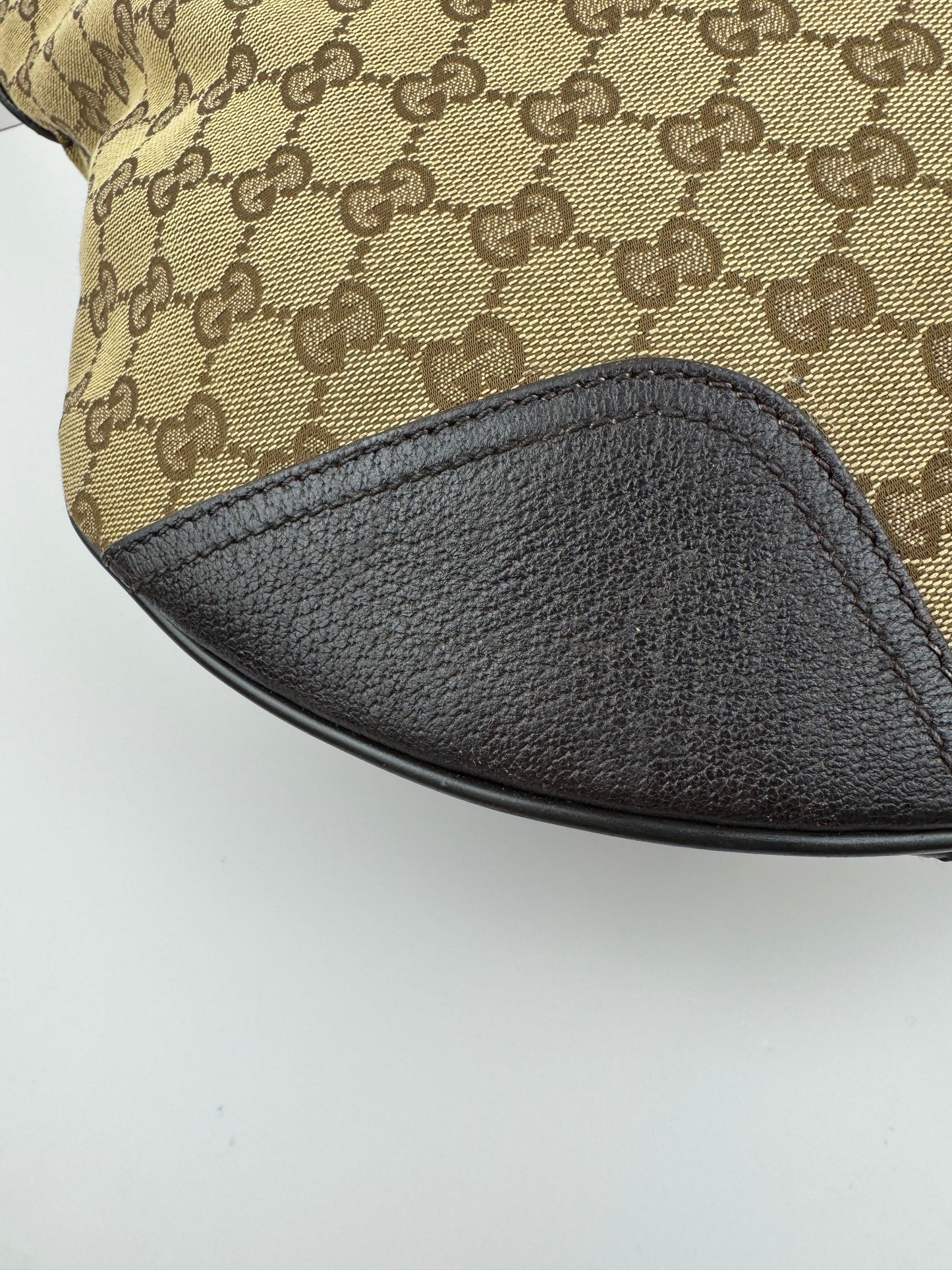 Gucci Web Bow Hobo GG Canvas
