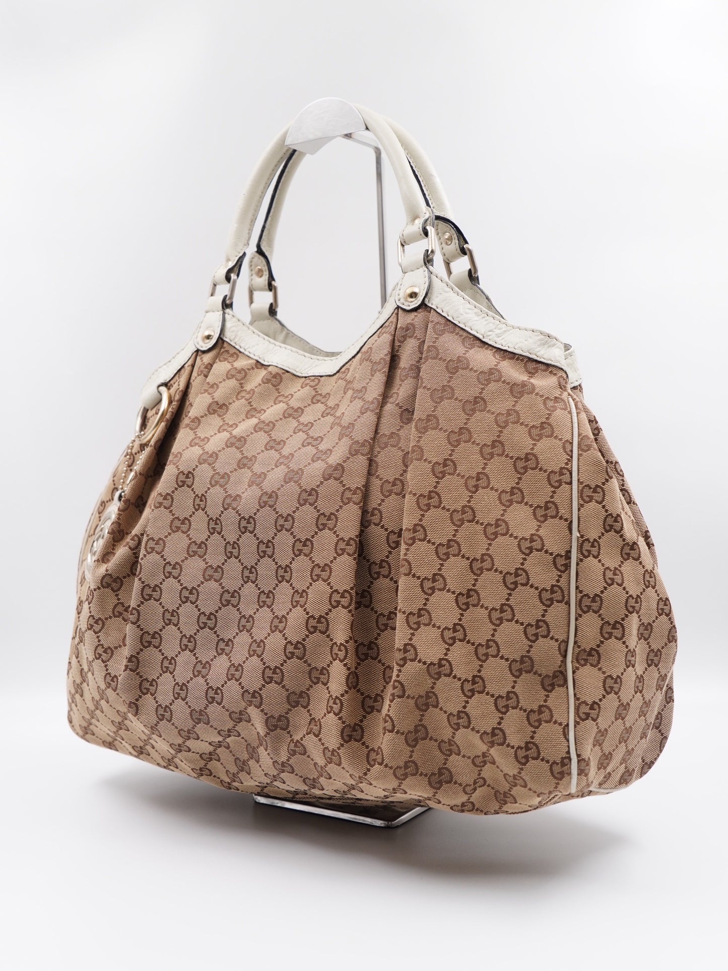 GUCCI Sukey Tote Large GG Canvas(Vintage)
