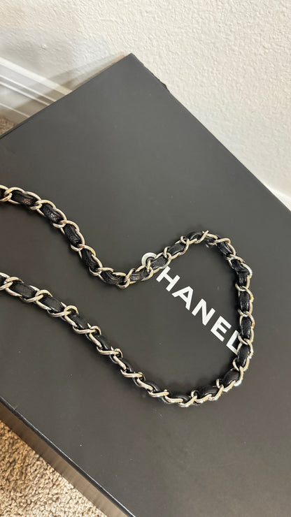 Chanel Classic Double Flap Jumbo Caviar Silver hardware Black