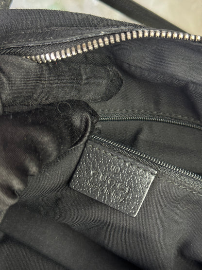 GUCCI  Princy Boston Small GG Black Canvas