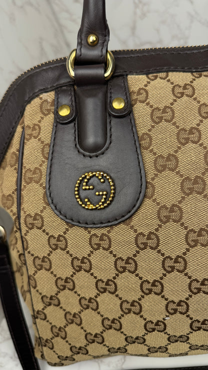 Gucci Scarlettt 2 way Tote Shoulder Bag GG