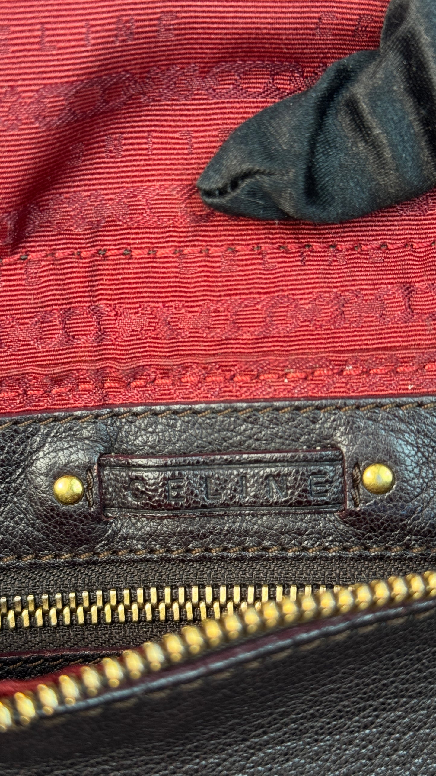 Celine Boogie leather Shoulder bag