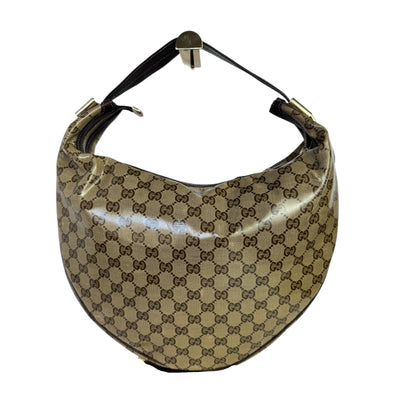 GUCCI GG Crystal Canvas Duchessa Hobo Bag