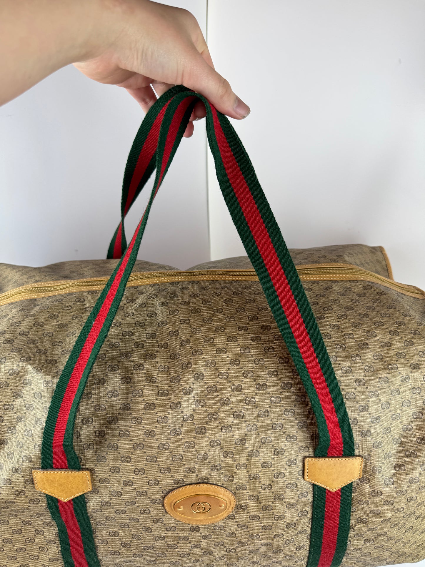 Gucci Vintage Duffle Micro GG Monogram