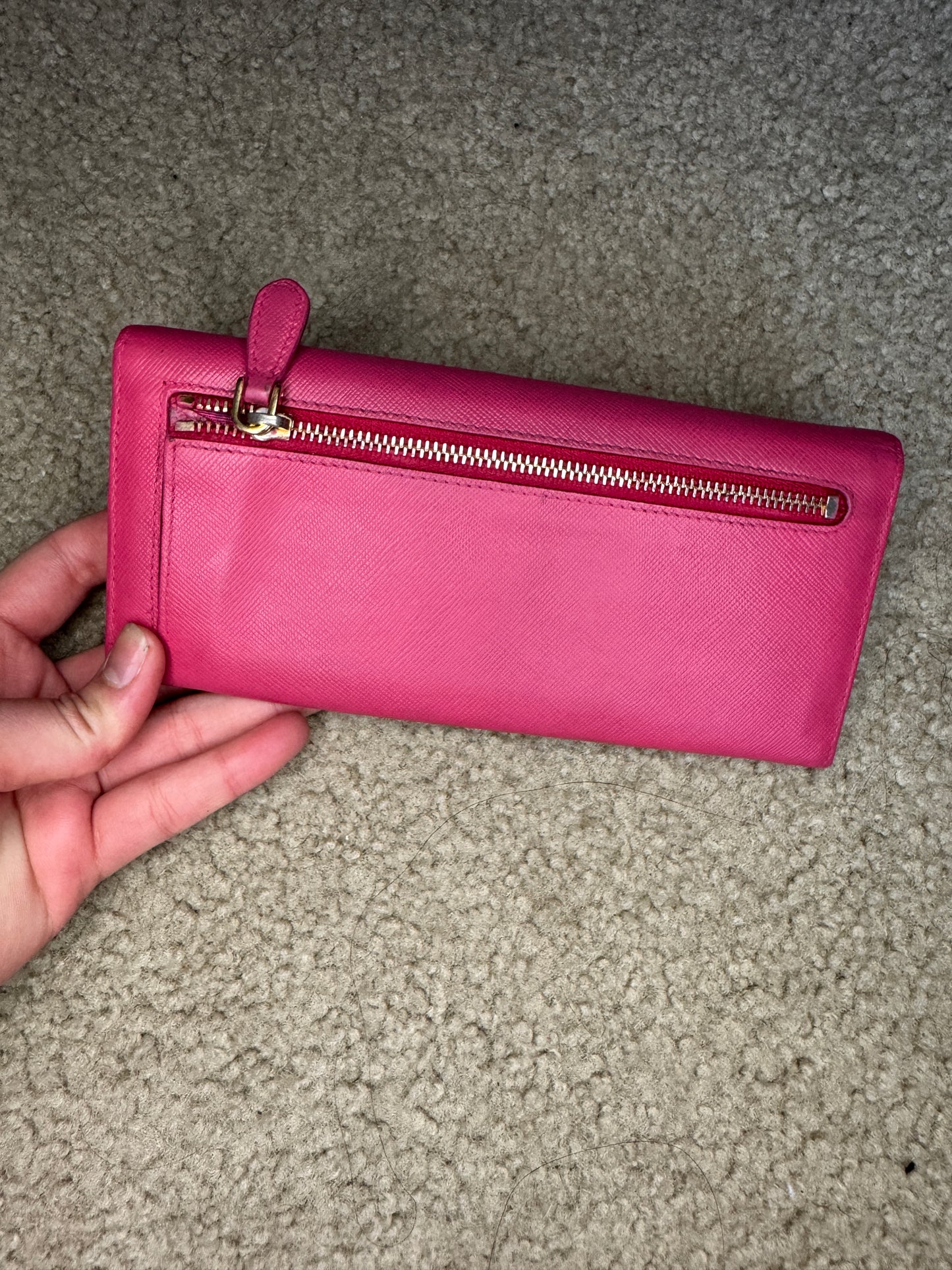 Prada Pink SaffiAno Wallet