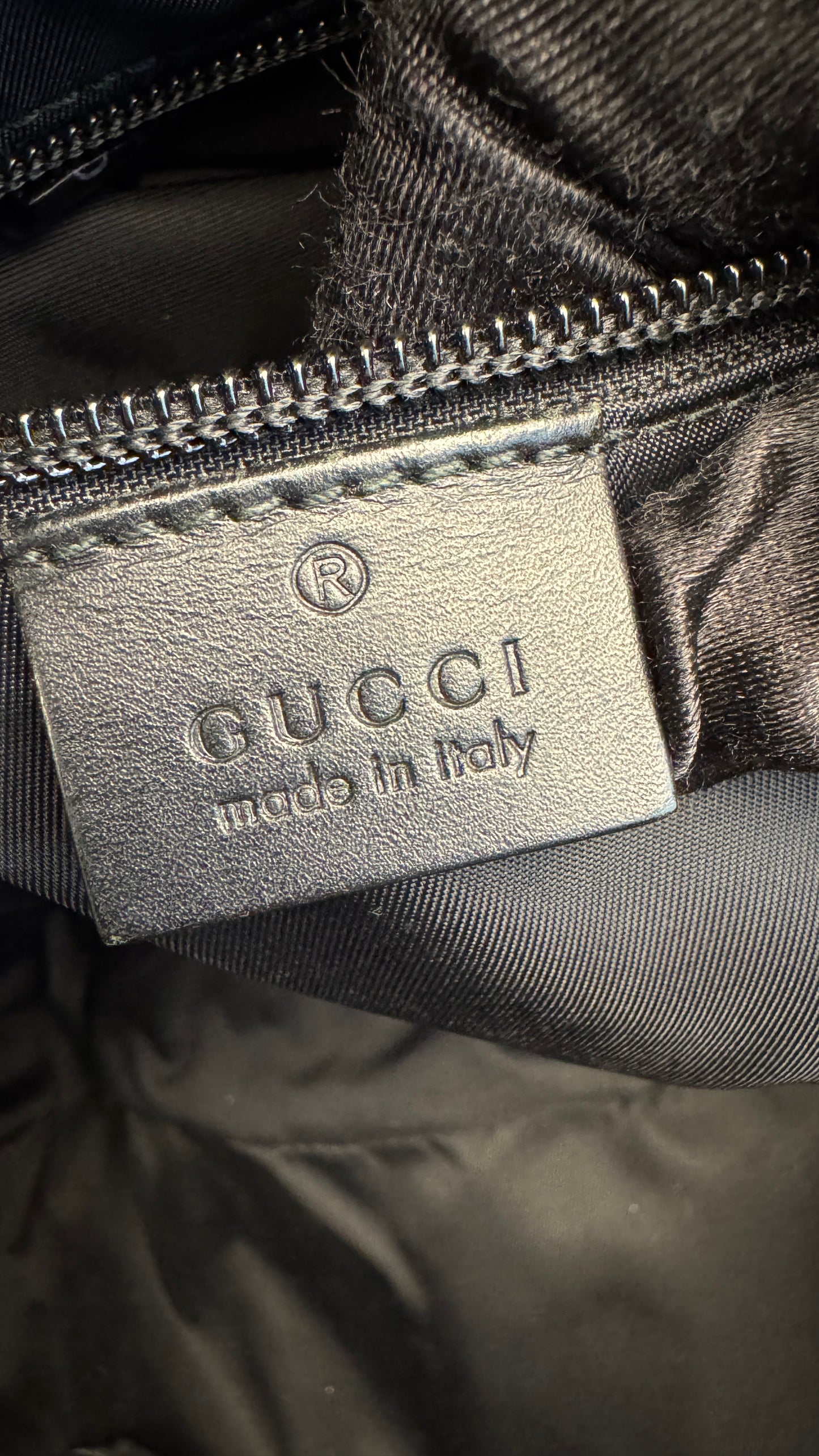 Gucci Briefcase Convertible Zip Around GG Coated Canvas Medium