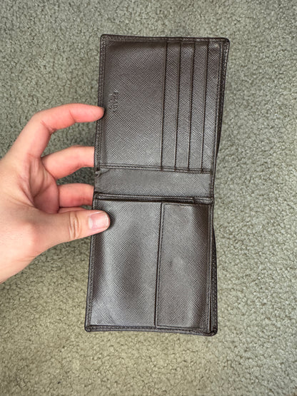 Prada saffiano men brown