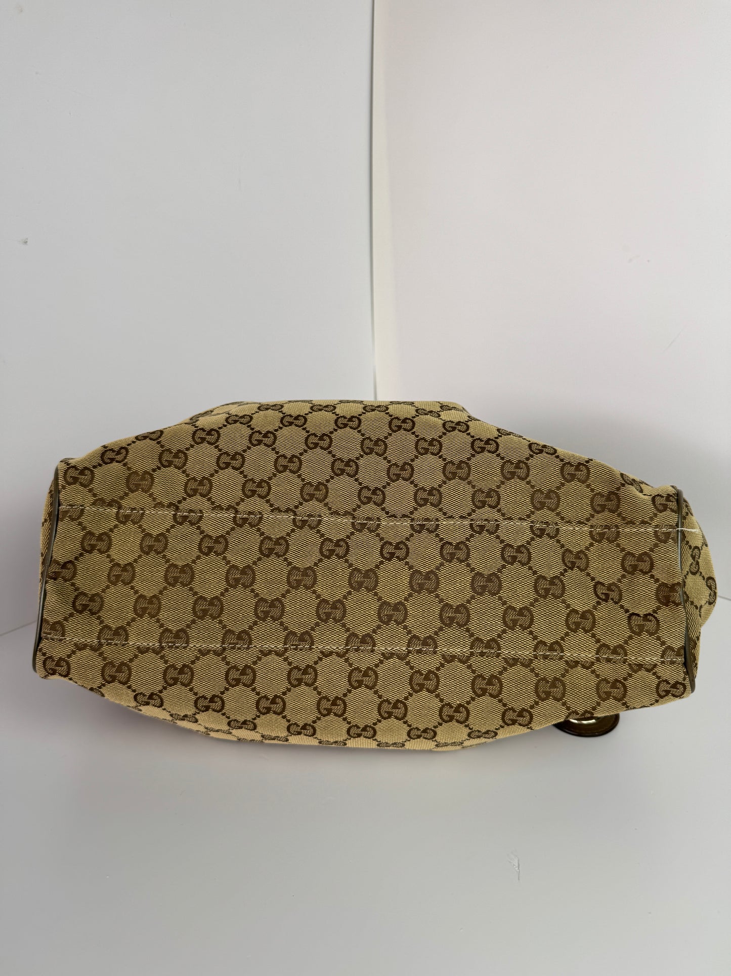 GUCCI Sukey Hobo GG Canvas Kaki