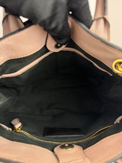 Burberry Banner House Check Leather Pink Nude