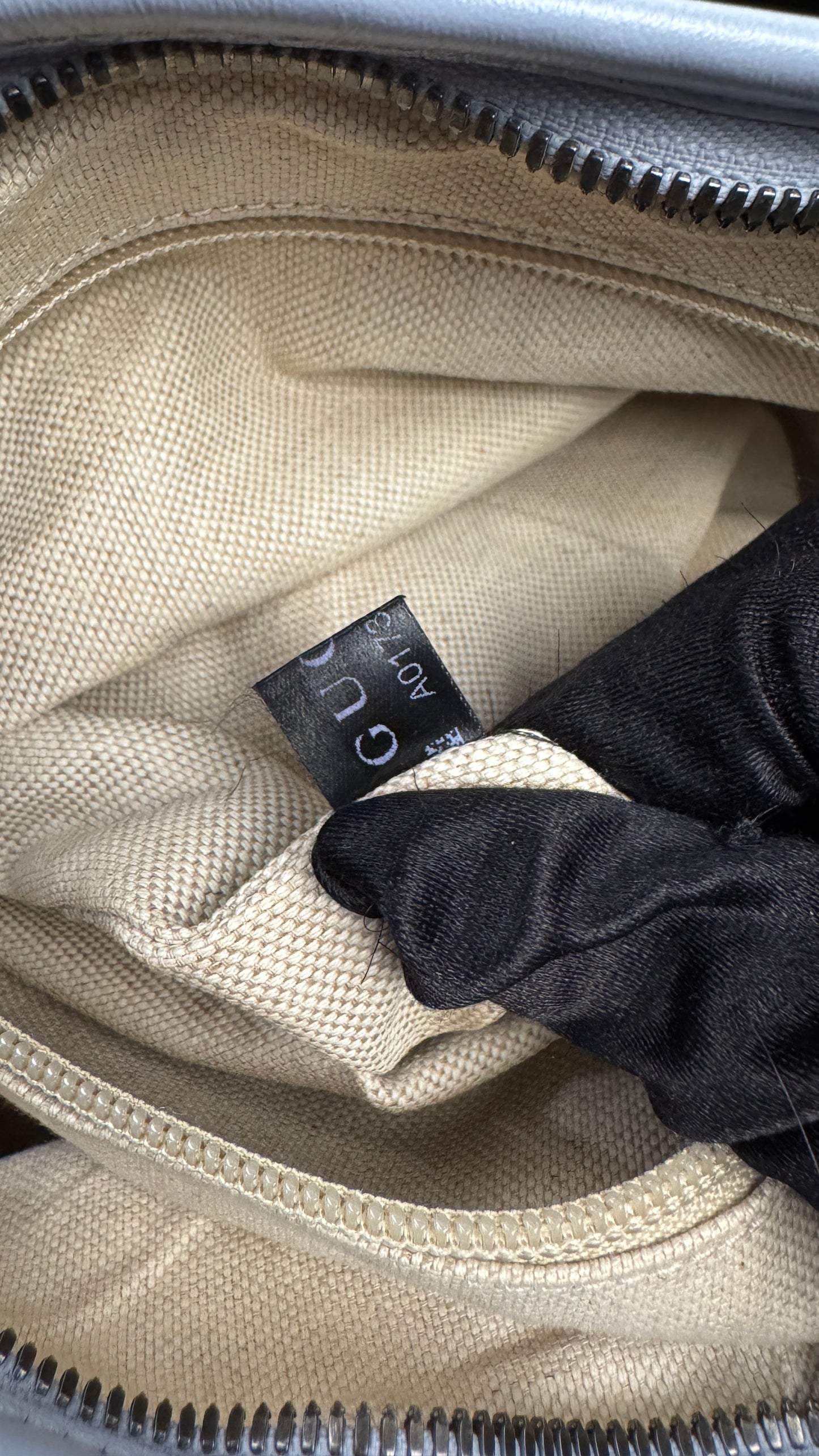 Gucci Tote With Strap GG Canvas light Blue