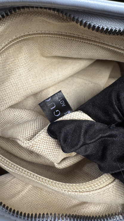 Gucci Tote With Strap GG Canvas light Blue