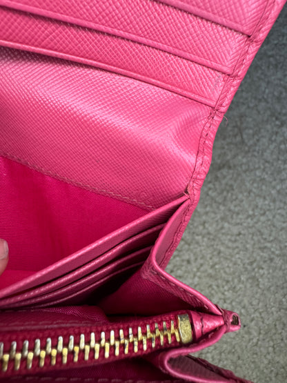 Prada Pink SaffiAno Wallet