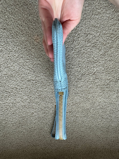 Mcm clutch leather Blue