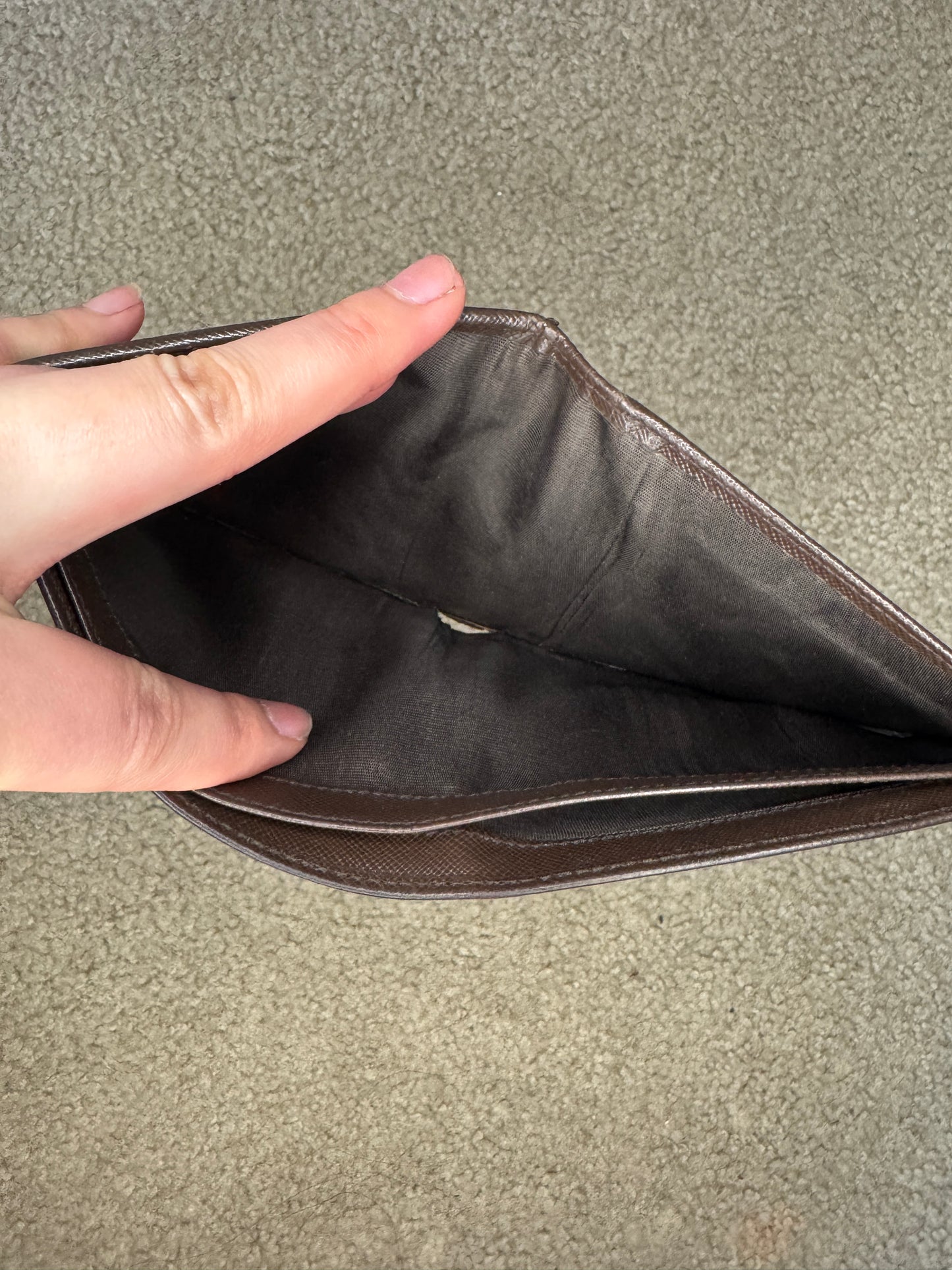 Prada saffiano men brown