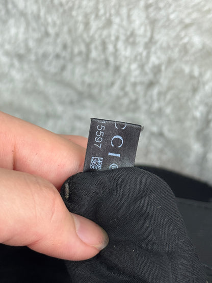 GUCCI Web Flat 500 Messenger GG Imprime Medium Black