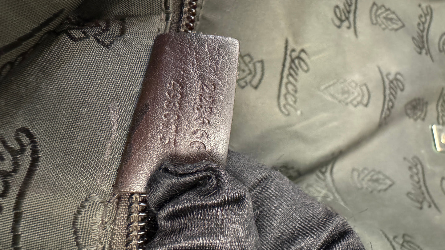 Gucci Flap Messenger Coated Canvas Monogram Brown