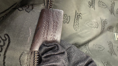 Gucci Flap Messenger Coated Canvas Monogram Brown