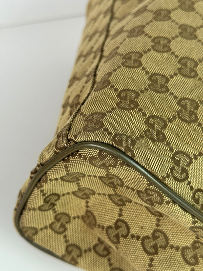 GUCCI Sukey Hobo GG Canvas Kaki